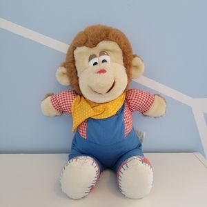 Vintage Monkey Bear Plush 1983 Amtoy Jungle Friends